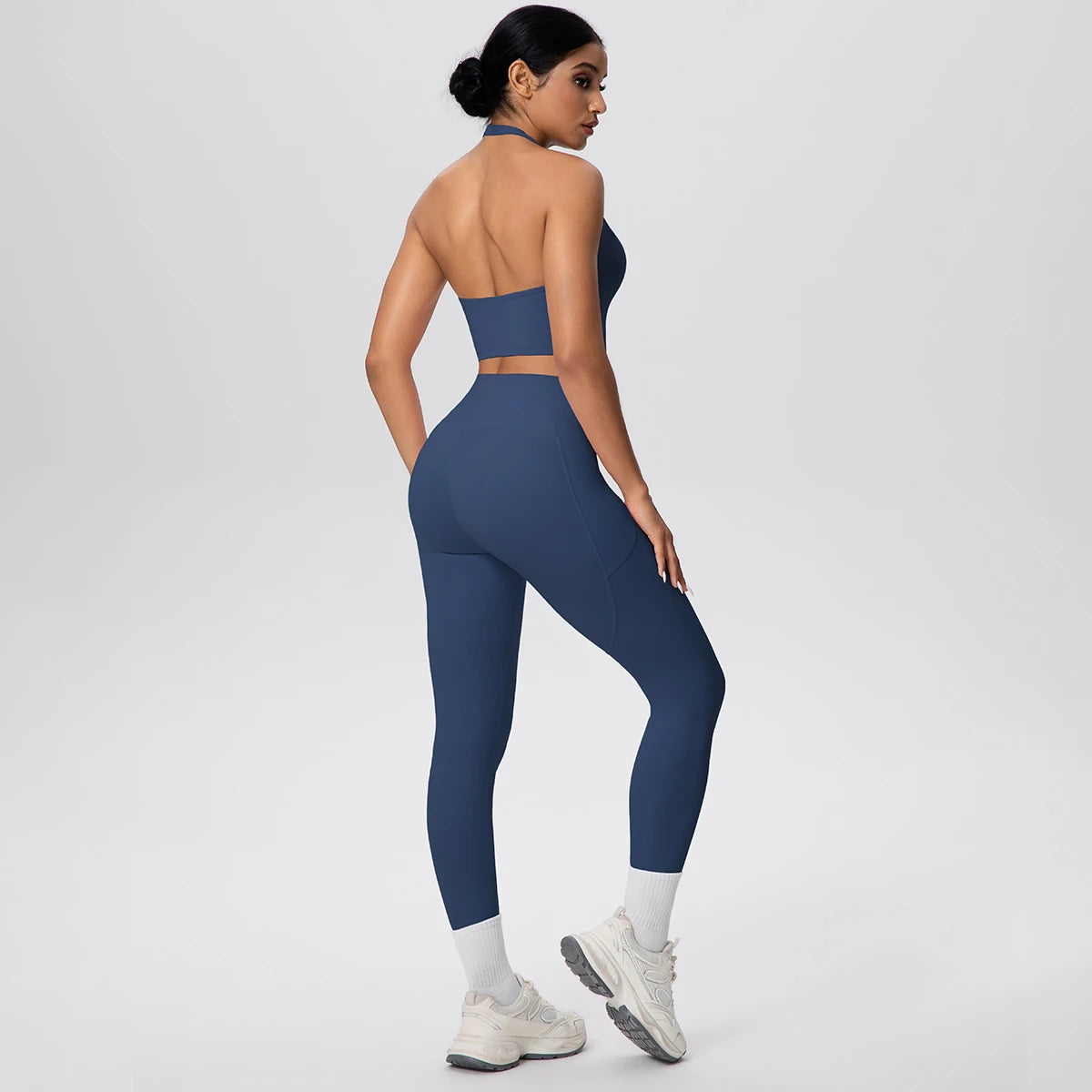 Leggings with Pocket + Cloud-Touch Sports Bra